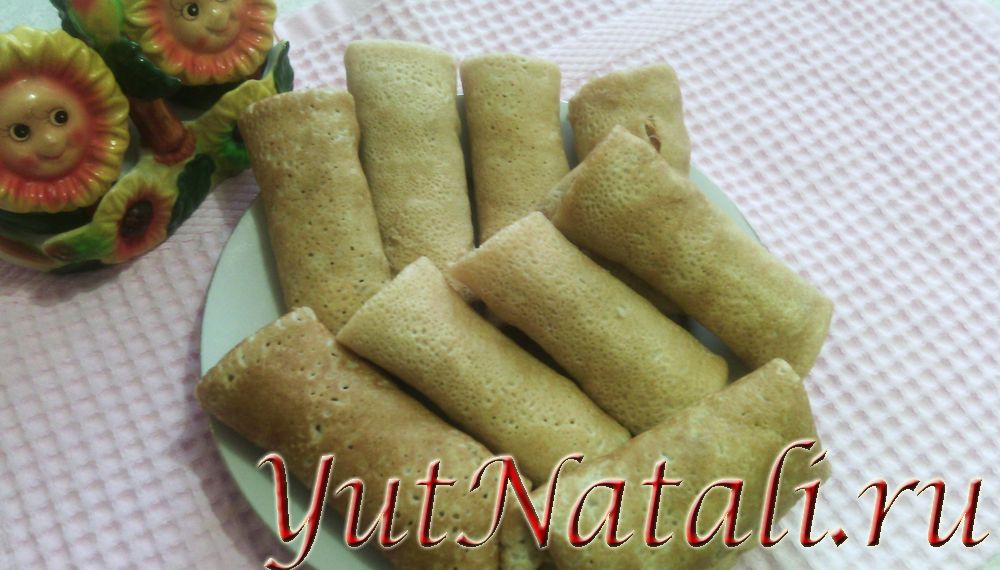 Блинчики с рисом и мясом